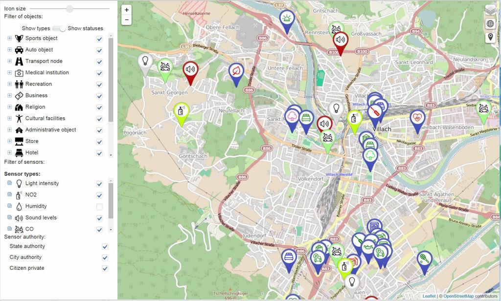 Analyzing the city map and its real life objects